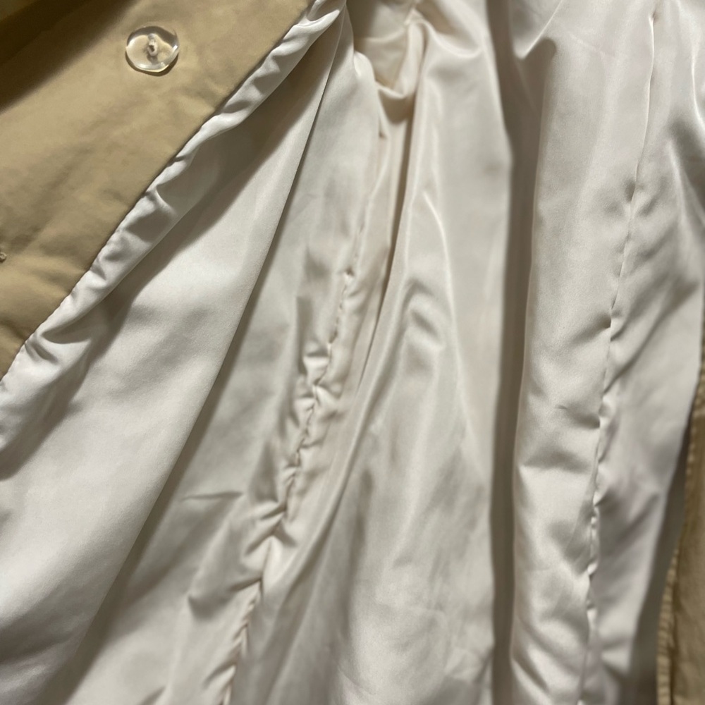 Zara Beige Tan Trench Coat Size 4-5 years 110 CM - Picture 4 of 7